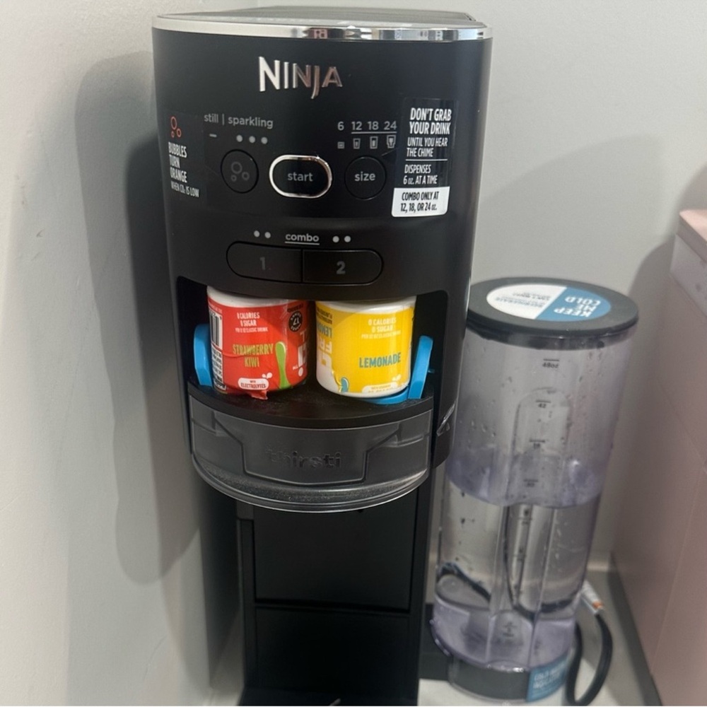 Ninja Thirsti | Sparkling Water Machine | Used once